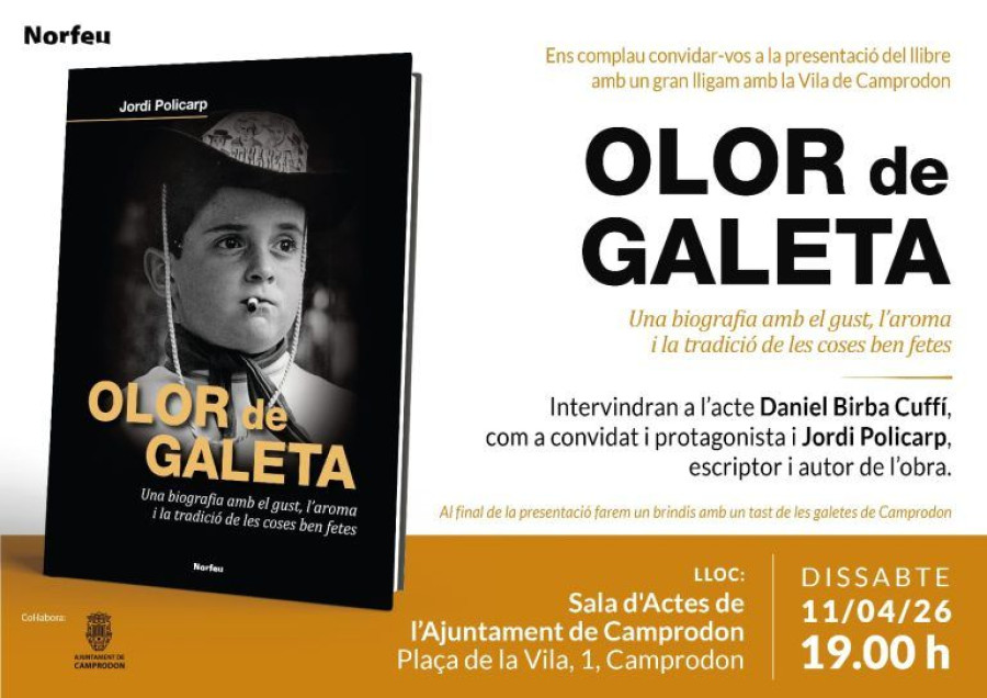 Presentació del llibre "Olor de galeta"