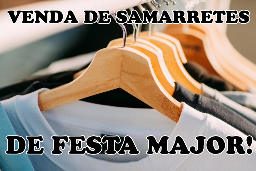 Venda de samarretes de Festa Major