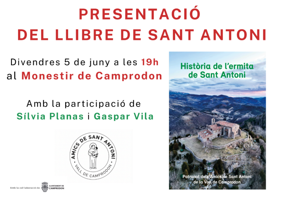 Presentació del llibre: "Història de l'ermita de Sant Antoni"