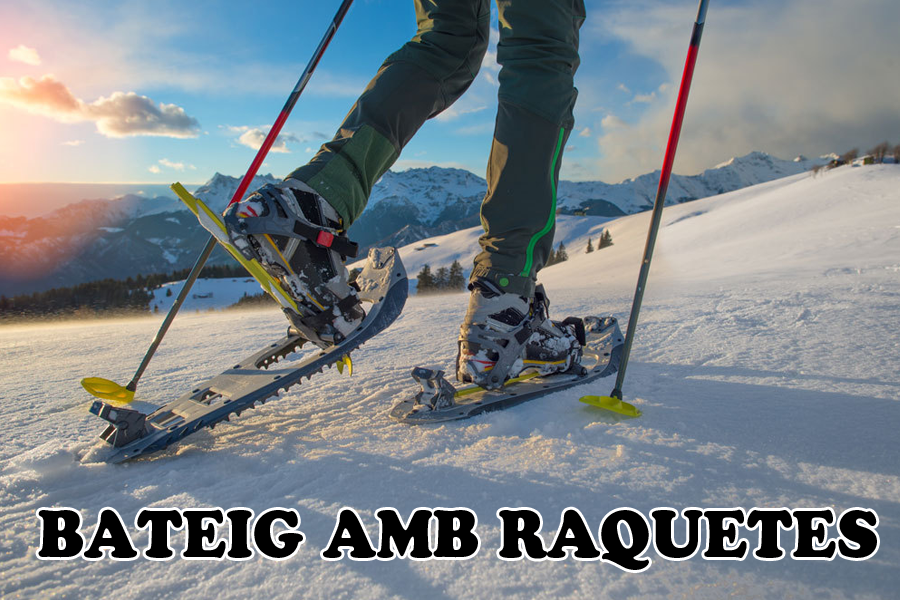 Bateig amb raquetes de neu