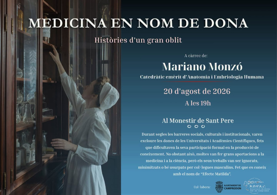 Xerrada "Medicina en nom de dona: històries d'un gran oblit"