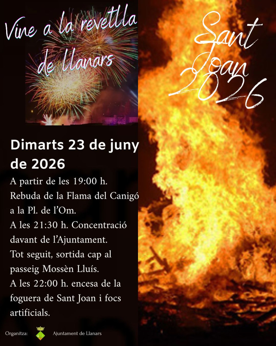 Rebuda de la Flama del Canigó i Revetlla a Llanars