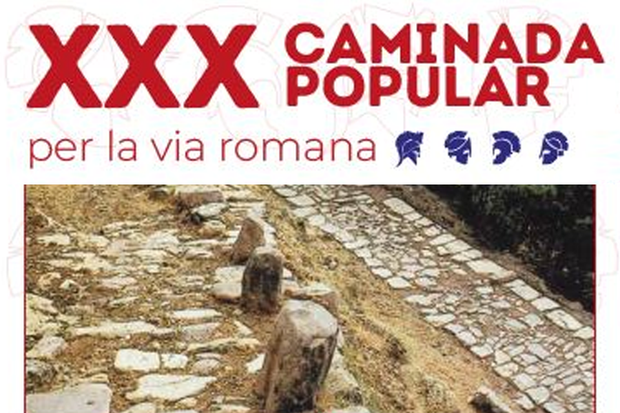 Dinar popular i Gran Bacanal per la caminada per la Via Romana