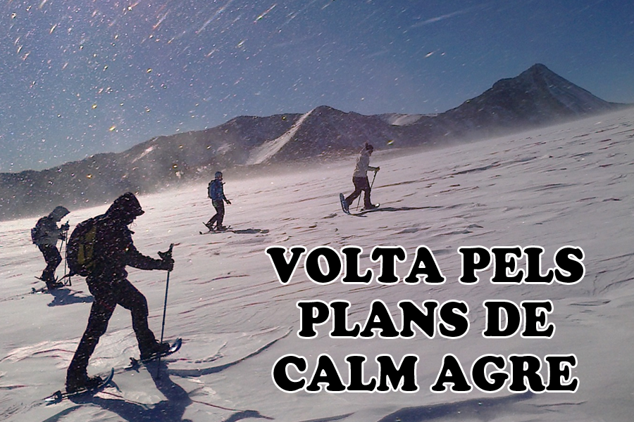 Raquetes de neu pels plans de Calm Agre