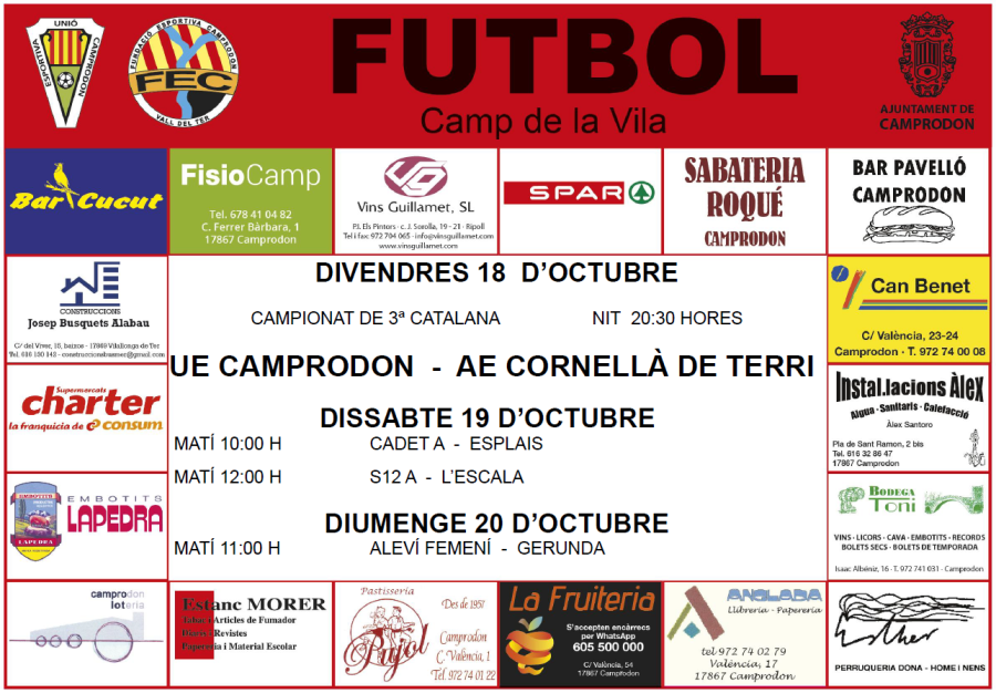 Futbol al Camp de la Vila