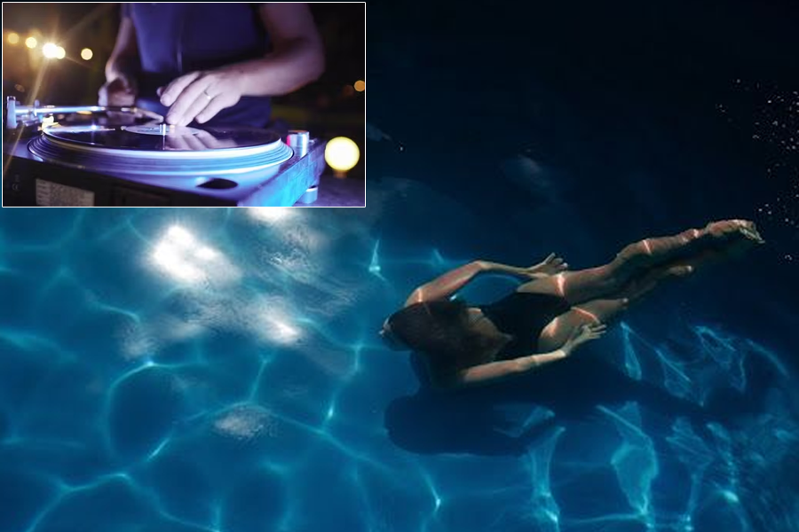 Banyada nocturna amb concert DJ