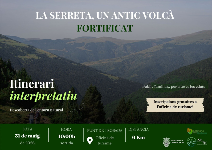 La Serreta, un antic volcà fortificat