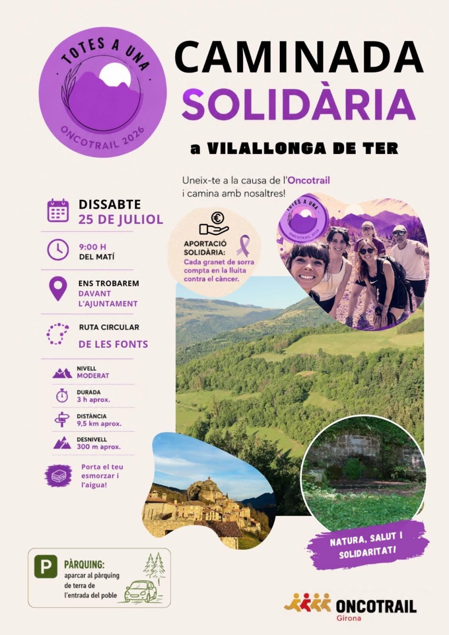 Caminada solidària per l'Oncotrail