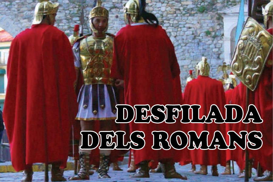 Desfilada dels soldats romans de Camprodon