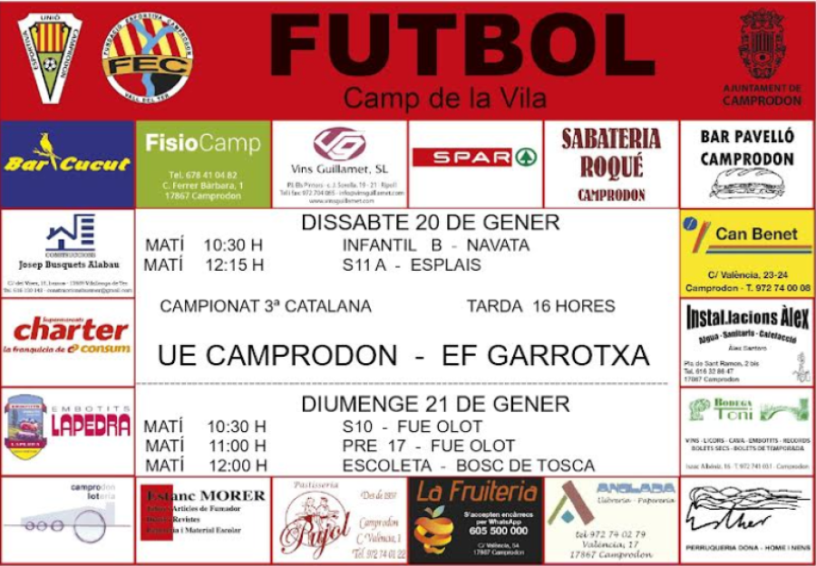 Futbol al Camp de la Vila