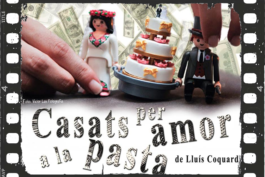 Projecció de l'obra teatral "Casats per amor a la pasta"