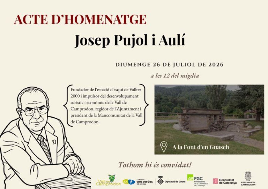 Acte d'homenatge a Josep Pujol i Aulí