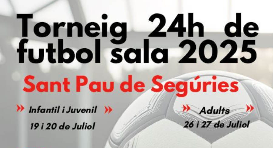 Torneig 24h de Futbol Sala: Adults
