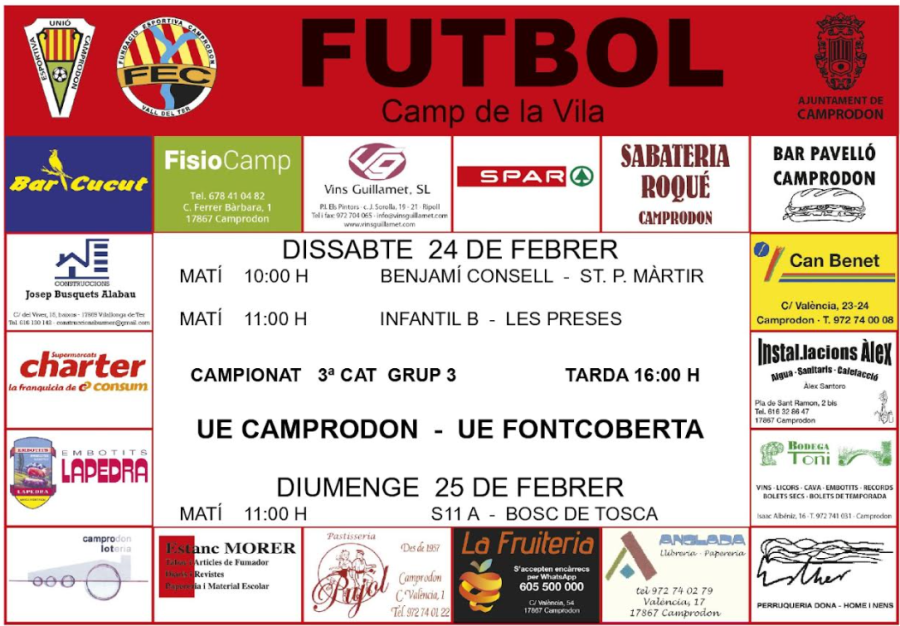 Futbol al Camp de la Vila