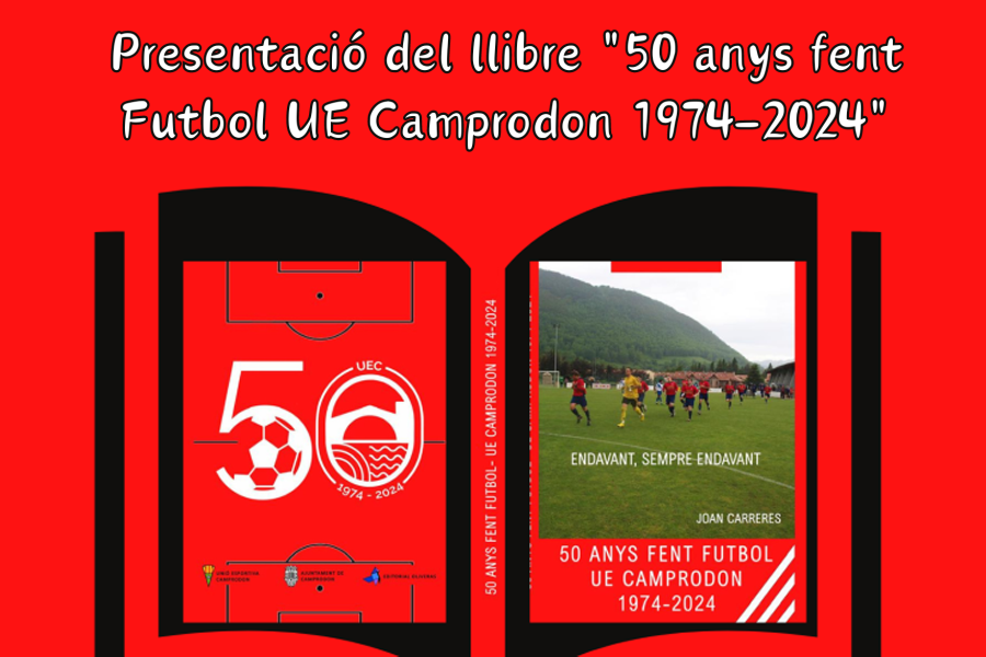 Presentació del llibre "50 anys fent Futbol UE Camprodon 1974-2024"