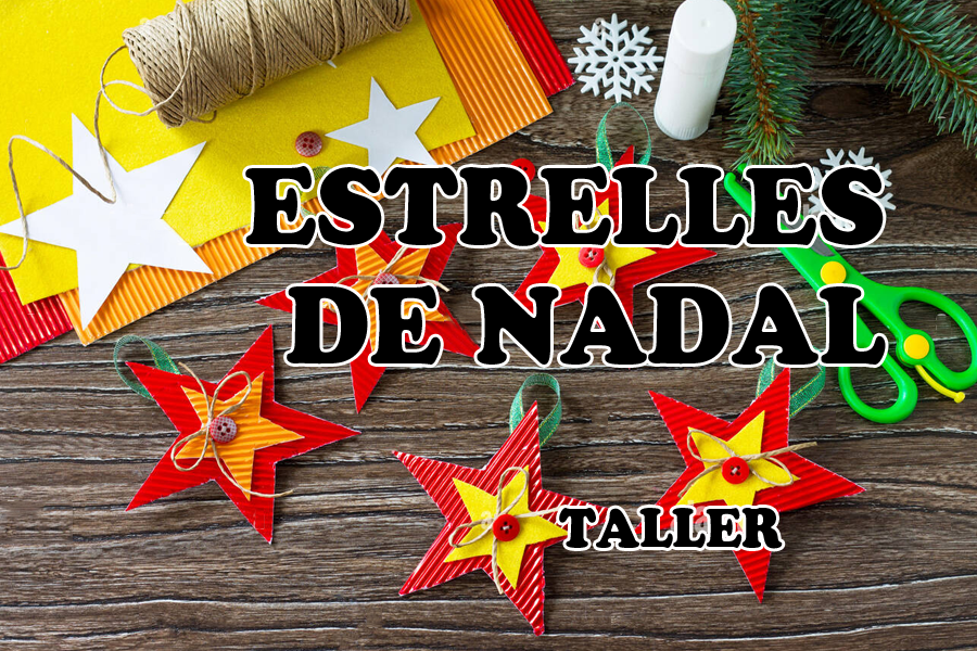 Creació d'estrelles per decorar l'arbre de Nadal