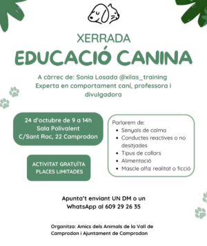 Xerrada d'educació canina