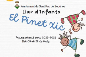 Preinscripció Llar d'Infants El Pinet Xic