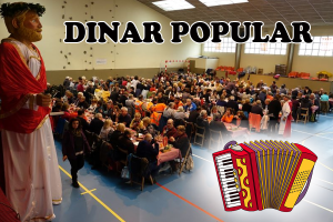 Dinar popular de germanor i sobretaula amb els Acordionistes del poble