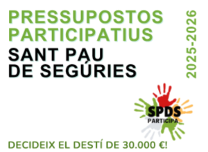 Pressupostos participatius de Sant Pau de Segúries: Presentació de propostes