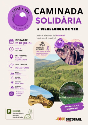 Caminada solidària per l'Oncotrail