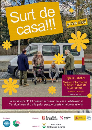 Sessió informativa del projecte "Surt de casa"