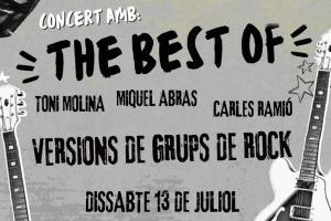 Concert “The best of” amb Miquel Abras, Toni Molina i Carles Ramió