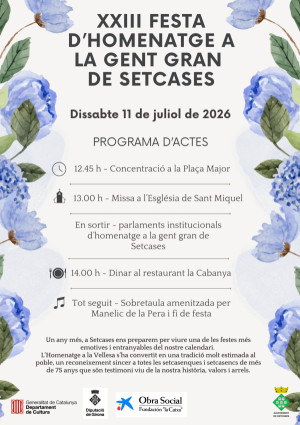 XXI Festa d'homenatge a la gent gran de Setcases