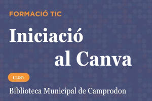 Formació TIC: "Iniciació al Canva"