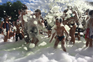 Festa de l'escuma a Sant Pau de Segúries!